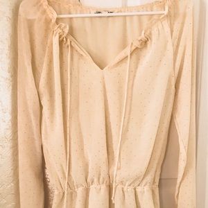 Sparkly polka dot dress